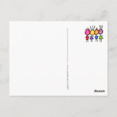 holiES - HOLI BEST FREUNDE + Ihre Ideen Postkarte (Rückseite)