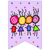 holiES - HOLI BEST FREUNDE + Ihre Ideen Wimpelkette (Dritte Fahne)