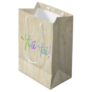 holiES - HOLI HAI grunge pastel 1 Mittlere Geschenktüte