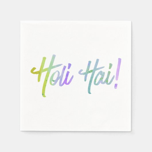 holiES - HOLI HAI grunge pastel 1 Serviette (Vorderseite)