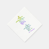 holiES - HOLI HAI grunge pastel 1 Serviette (Ecke)