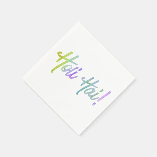 holiES - HOLI HAI grunge pastel 1 Serviette (Ecke)