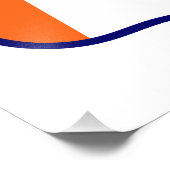 holiES - Indische Flagge Hand für Ihre Wand Fotodruck (Ecke)