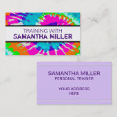 holiES - Power-gewundene Batik-Art Visitenkarte (Vorne/Hinten)