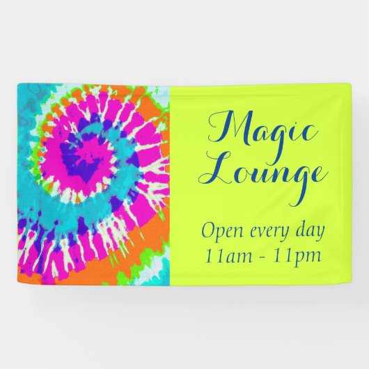 holiES - Power Spiral Batik Style Banner (Horizontal)