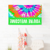 holiES - Power Spiral Batik Style Banner (Insitu)