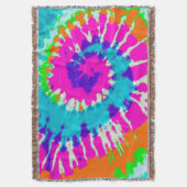 holiES - Power Spiral Batik Style Decke (Vorderseite Vertikal)