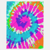 holiES - Power Spiral Batik Style Fleecedecke (Vorderseite)