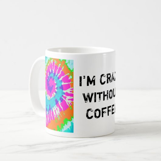 holiES - Power Spiral Batik Style Kaffeetasse (Vorderseite Links)