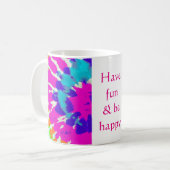 holiES - Power Spiral Batik Style Kaffeetasse (Vorderseite Links)