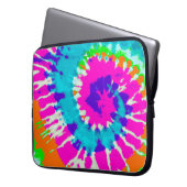 holiES - Power Spiral Batik Style Laptopschutzhülle (Vorderseite Links)