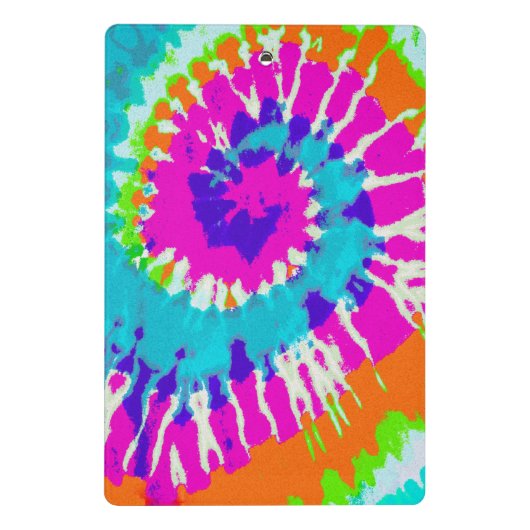 holiES - Power Spiral Batik Style Mini Klemmbrett (Rückseite)