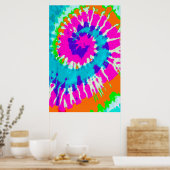 holiES - Power Spiral Batik Style Poster (Küche)