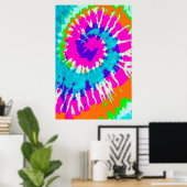 holiES - Power Spiral Batik Style Poster (Heimbüro)