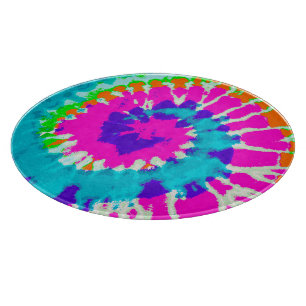 holiES - Power Spiral Batik Style Schneidebrett