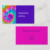 holiES - Power Spiral Batik Style Visitenkarte (Vorne/Hinten)