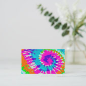 holiES - Power Spiral Batik Style Visitenkarte (Stehend Vorderseite)