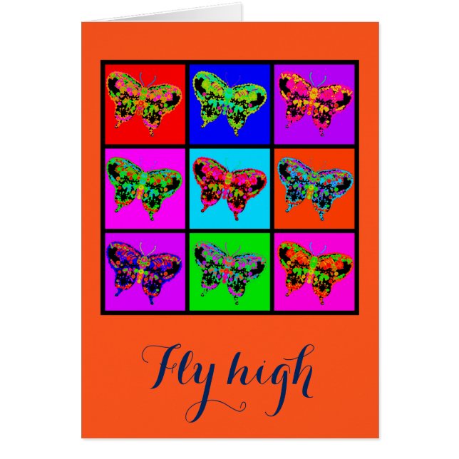 holiES - Psychedelische Schmetterlinge Mosaik (Vorne)