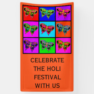 holiES - Psychedelische Schmetterlinge Mosaik Banner