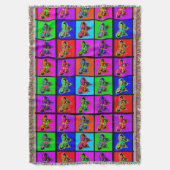 holiES - Psychedelische Schmetterlinge Mosaik Decke (Vorderseite Vertikal)