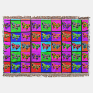 holiES - Psychedelische Schmetterlinge Mosaik Decke