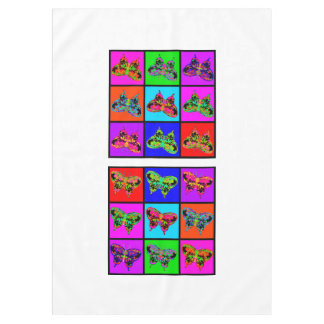 holiES - Psychedelische Schmetterlinge Mosaik Tischdecke