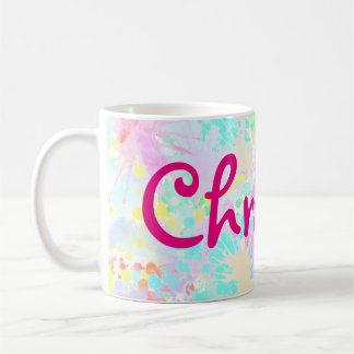 holiES - Splashes nahtlose Muster Pastell 1 Kaffeetasse