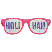 holiES - Splashes nahtlose Muster Pastell 1 Partybrille (Vorderseite)