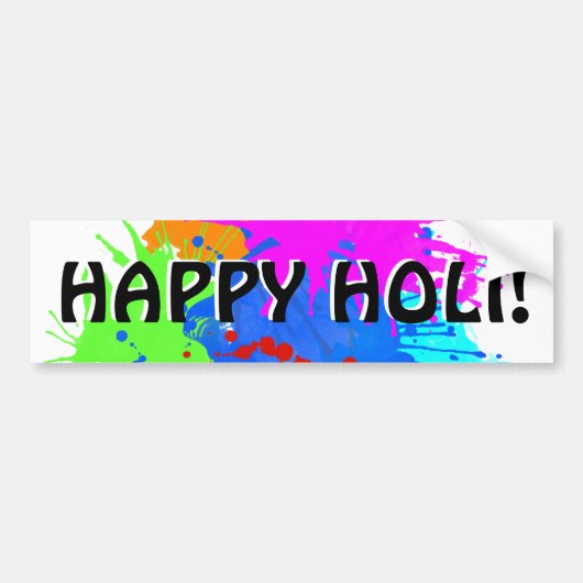holiES - Splashes rund 2 + Ihre Ideen Autoaufkleber (Vorne)