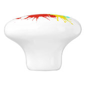 holiES - Splashes rund 2 + Ihre Ideen Keramikknauf (Seitenansicht)