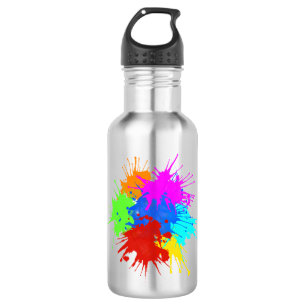 holiES - Splashes rund 2 + Ihre Ideen Trinkflasche