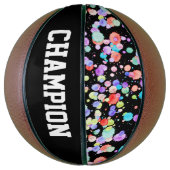 holiES - Spritzer mehrfarbig 1 + Ihr Backgr. Basketball (Vertikal)