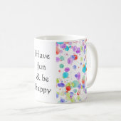 holiES - Spritzer mehrfarbig 1 + Ihr Backgr. Kaffeetasse (VorderseiteRechts)