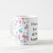 holiES - Spritzer mehrfarbig 1 + Ihr Backgr. Kaffeetasse (Vorderseite Links)