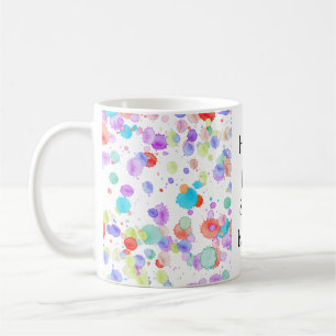 holiES - Spritzer mehrfarbig 1 + Ihr Backgr. Kaffeetasse