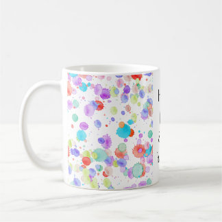 holiES - Spritzer mehrfarbig 1 + Ihr Backgr. Kaffeetasse