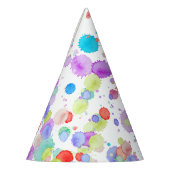 holiES - Spritzer mehrfarbig 1 + Ihr Backgr. Partyhütchen (Links)