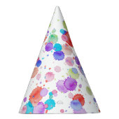 holiES - Spritzer mehrfarbig 1 + Ihr Backgr. Partyhütchen (Rechts)