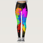 holiES - spritzt ringsum 2 + Ihre Ideen Leggings (Vorderseite)