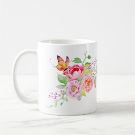 holiES - Wasserfarbene Frühlingsblumen Bouquet 2 Kaffeetasse