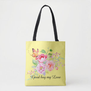 holiES - Wasserfarbene Frühlingsblumen Bouquet 2 Tasche