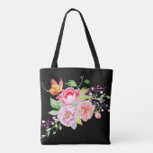 holiES - Wasserfarbene Frühlingsblumen Bouquet 2 Tasche (Rückseite)