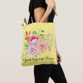 holiES - Wasserfarbene Frühlingsblumen Bouquet 2 Tasche (Von Nahem)