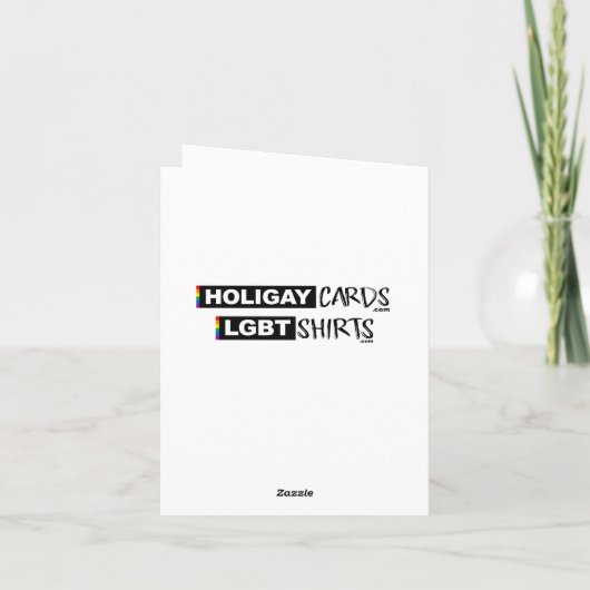 Holigay Tree Feiertagskarte (Rückseite)