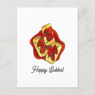 Holishkes Gestütetes Cabbage Jüdisches Holidays Su Postkarte