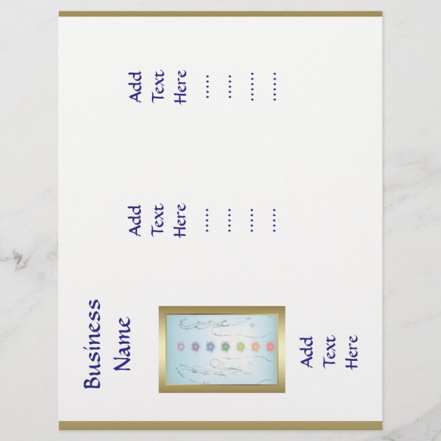 Holistic Healing Hands Trifold Template Design (Vorderseite)