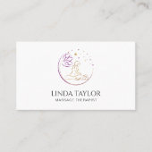 Holistic Massage Therapy Healer Energy Visitenkarte (Vorderseite)