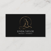 Holistic Massage Therapy Heiler Energy Business Ca Visitenkarte (Vorderseite)