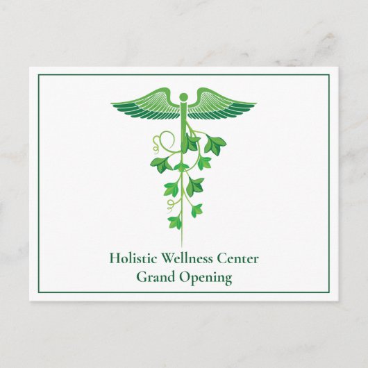 Holistic Medicine Wellness Centre Grand Opening Postkarte (Vorderseite)