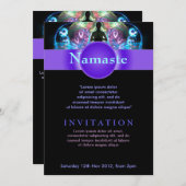 Holistic Spiritual Yoga Workshop Event Flyer Invit Einladung (Vorne/Hinten)